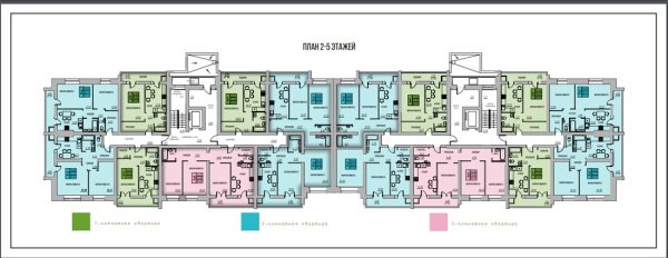 2-к квартира, 1/10 эт., 69м²