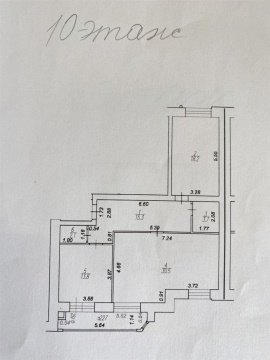 3-к квартира, 10/12 эт., 126м²