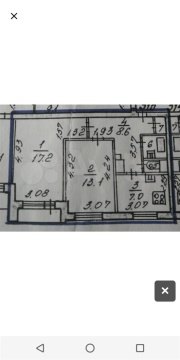 2-к квартира, 5/9 эт., 52м²